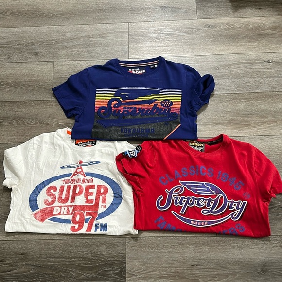 Superdry lot of 3 men’s T-shirts Sz M - Picture 1 of 4